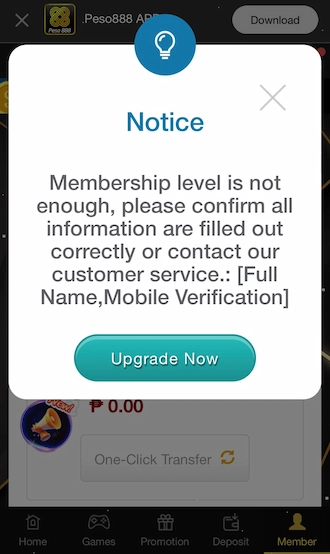 Step 2: Please click the "Upgrade Now" button on this notice.